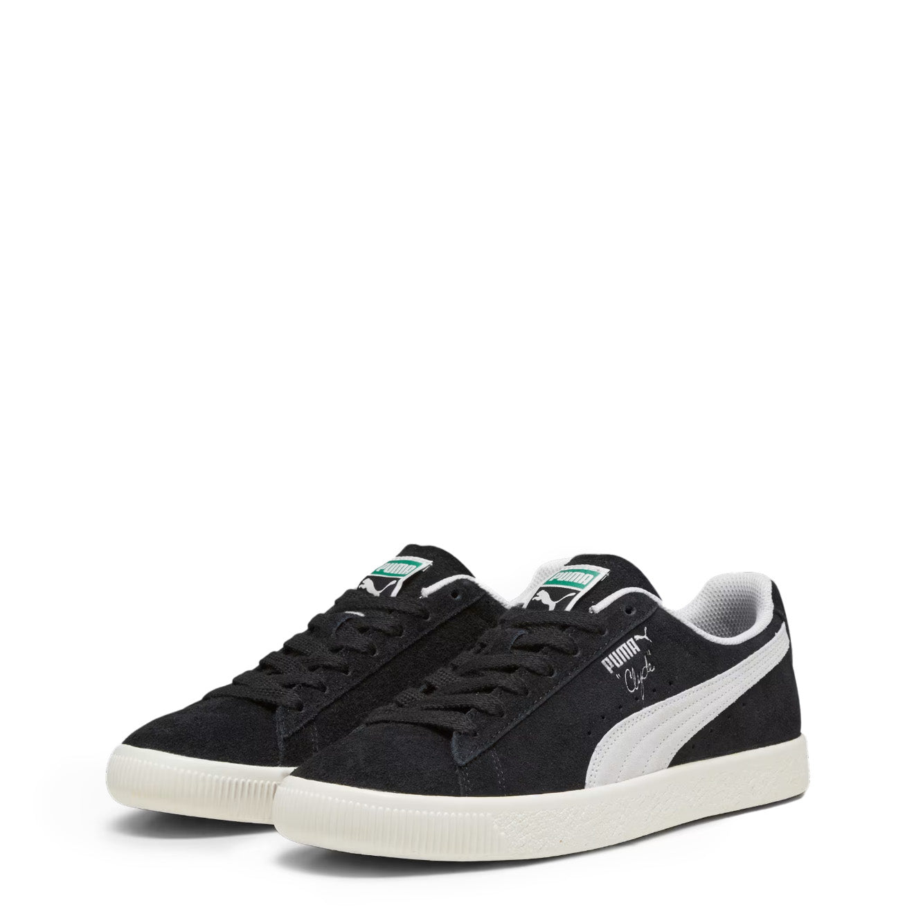 Puma Womens Clyde Teasel Puma Black / Frosted Ivory Puma
