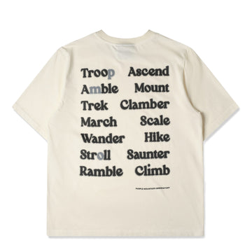 Purple Mountain Observatory Ascend S/S Tee Star White - Parasol Store