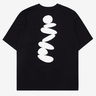 Purple Mountain Observatory Boulders S/S Tee Black - Parasol Store