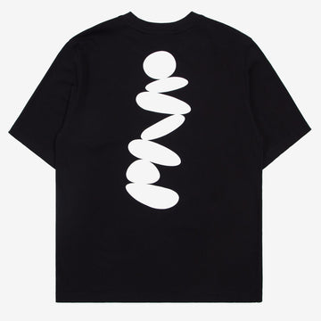 Purple Mountain Observatory Boulders S/S Tee Black - Parasol Store