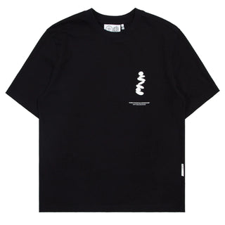 Purple Mountain Observatory Boulders S/S Tee Black - Parasol Store