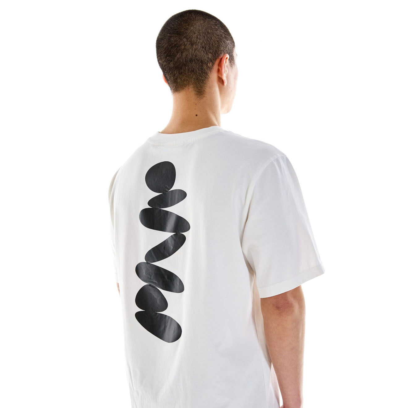 Purple Mountain Observatory Boulders S/S Tee White - Parasol Store