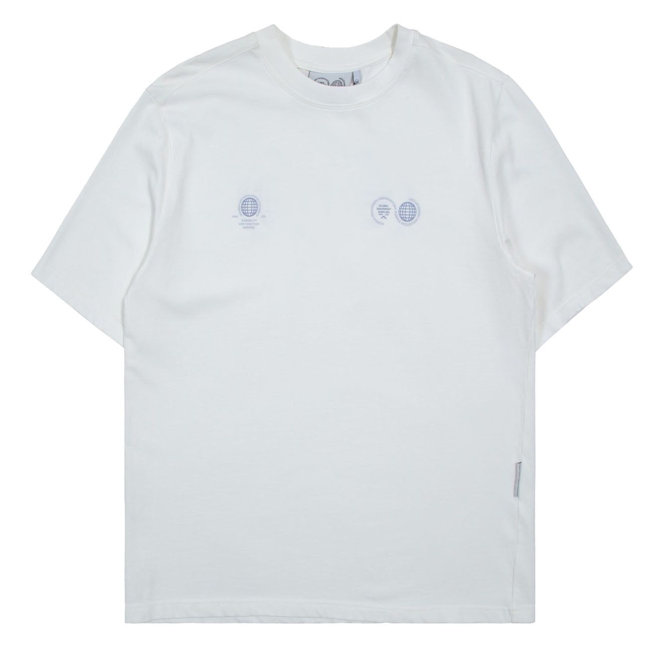 Purple Mountain Observatory Boulders S/S Tee White - Parasol Store