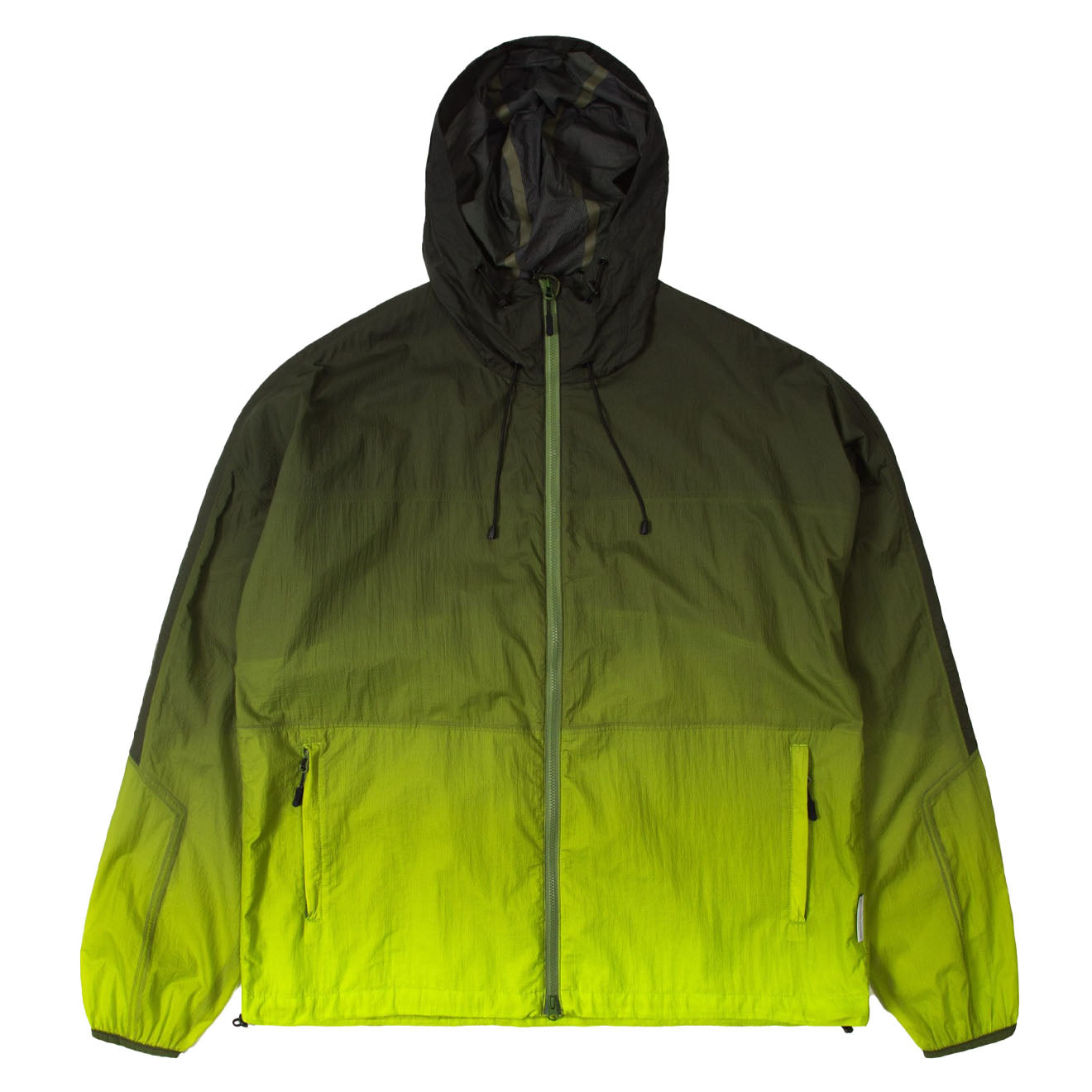 Purple Mountain Observatory Breeze Jacket Ombre Print Lime/Black - Parasol Store