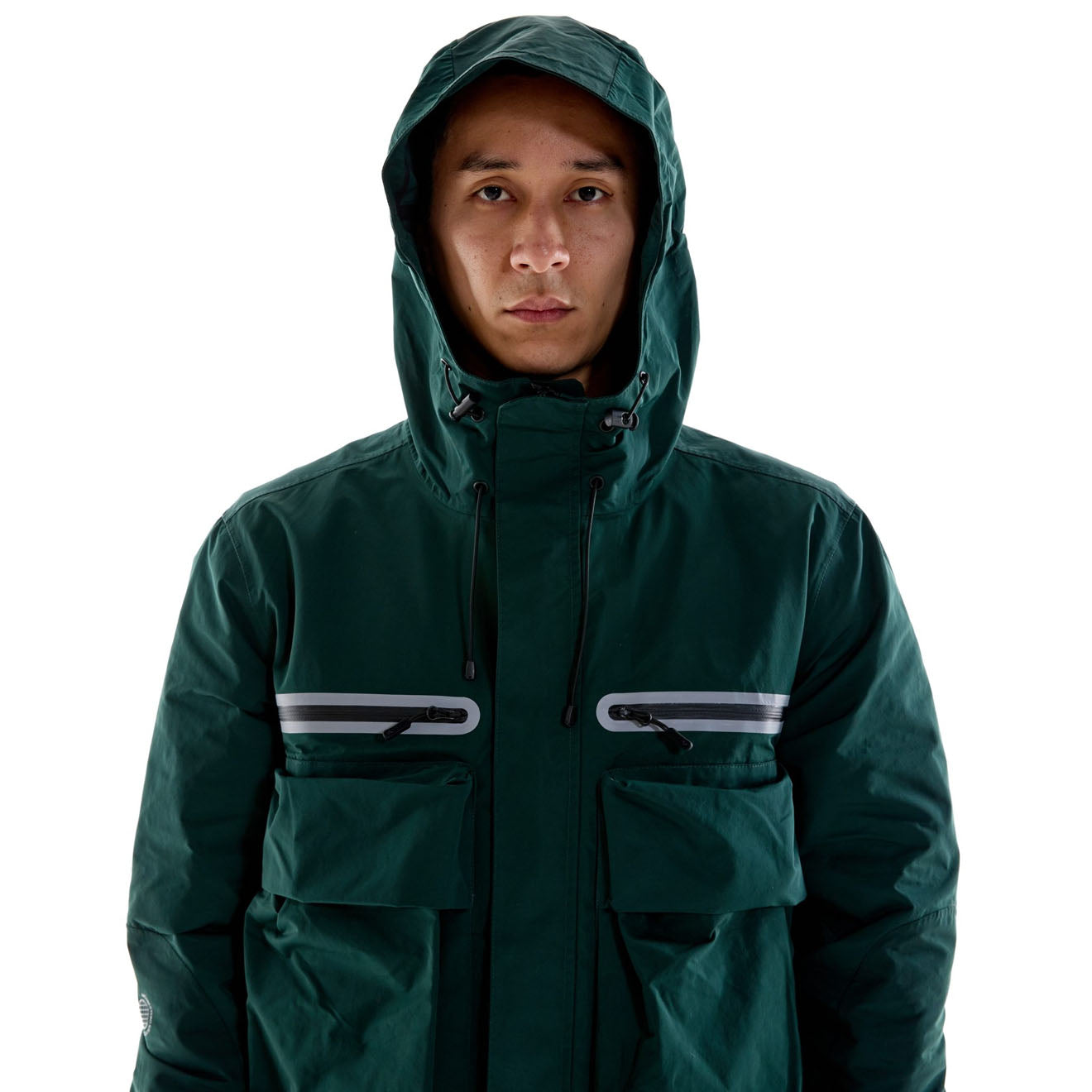Purple Mountain Observatory Climate Hood Jacket Pine Green - Parasol Store