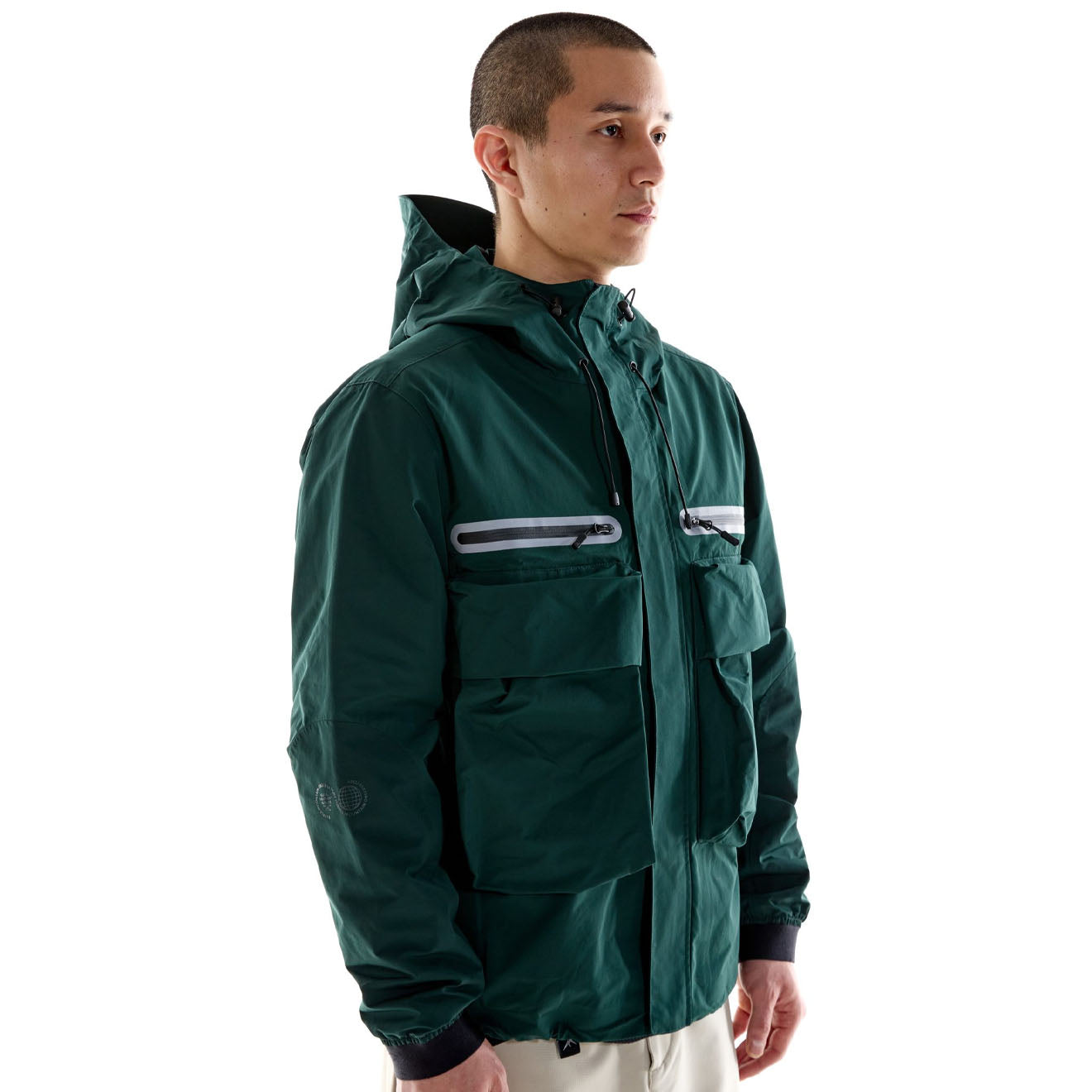 Purple Mountain Observatory Climate Hood Jacket Pine Green - Parasol Store