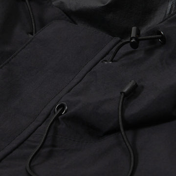 Purple Mountain Observatory Climate Hooded Jacket Black - Parasol Store