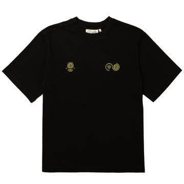 Purple Mountain Observatory Globe S/S Tee Black - Parasol Store