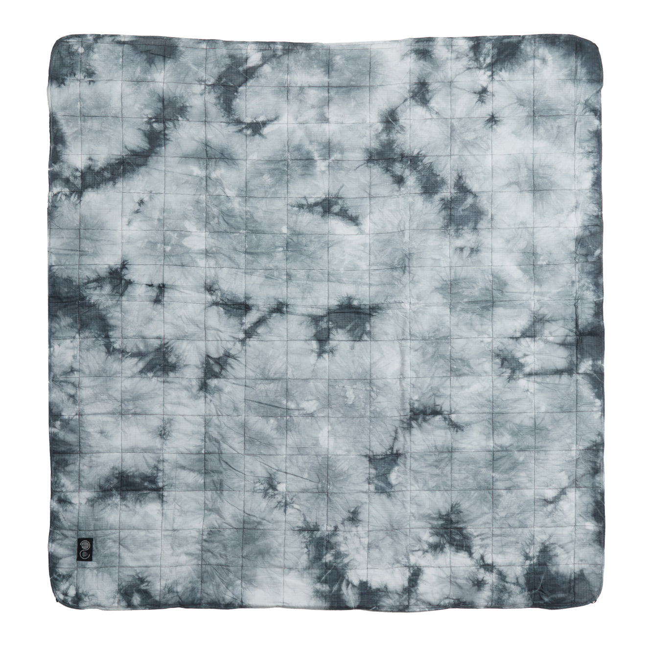 Purple Mountain Observatory Ice Dye Quilted Blanket Grey Tie Dye Purple Mountain Observatory