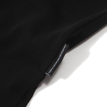 Purple Mountain Observatory Tonal Logo S/S Tee Black - Parasol Store