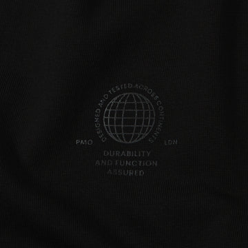 Purple Mountain Observatory Tonal Logo S/S Tee Black - Parasol Store