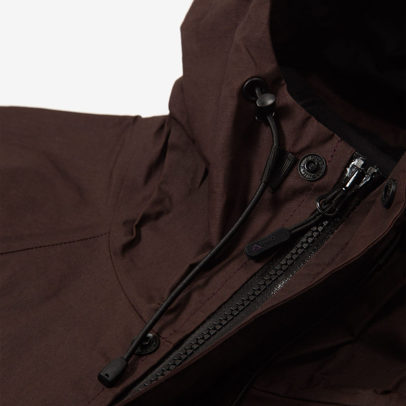Purple Mountain Observatory Waxed Cygnus Jacket Terranova Burgundy - Parasol Store