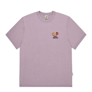 Kappy Kappy Morning Half T-Shirt Toru Fukuda Edition Lilac - Parasol Store