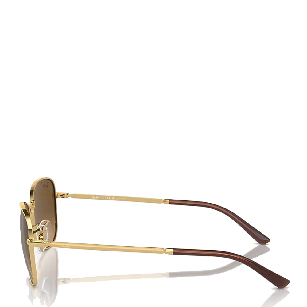 Ray-Ban 0RB3733 001/M2 59 Sunglasses Gold - Parasol Store