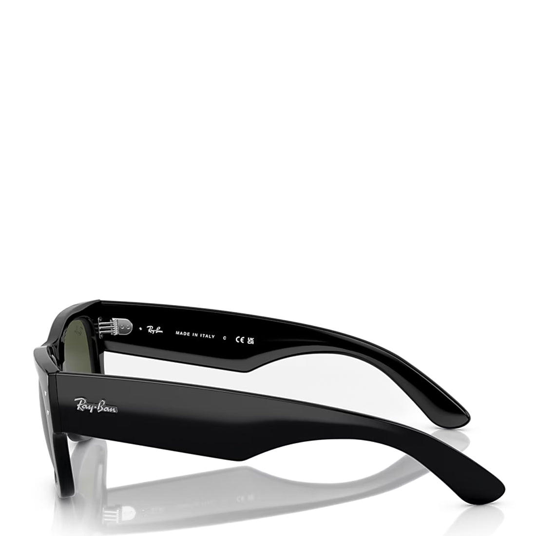 Ray-Ban RB0840S 901/31 51 Mega Wayfarer Sunglasses Polished Black