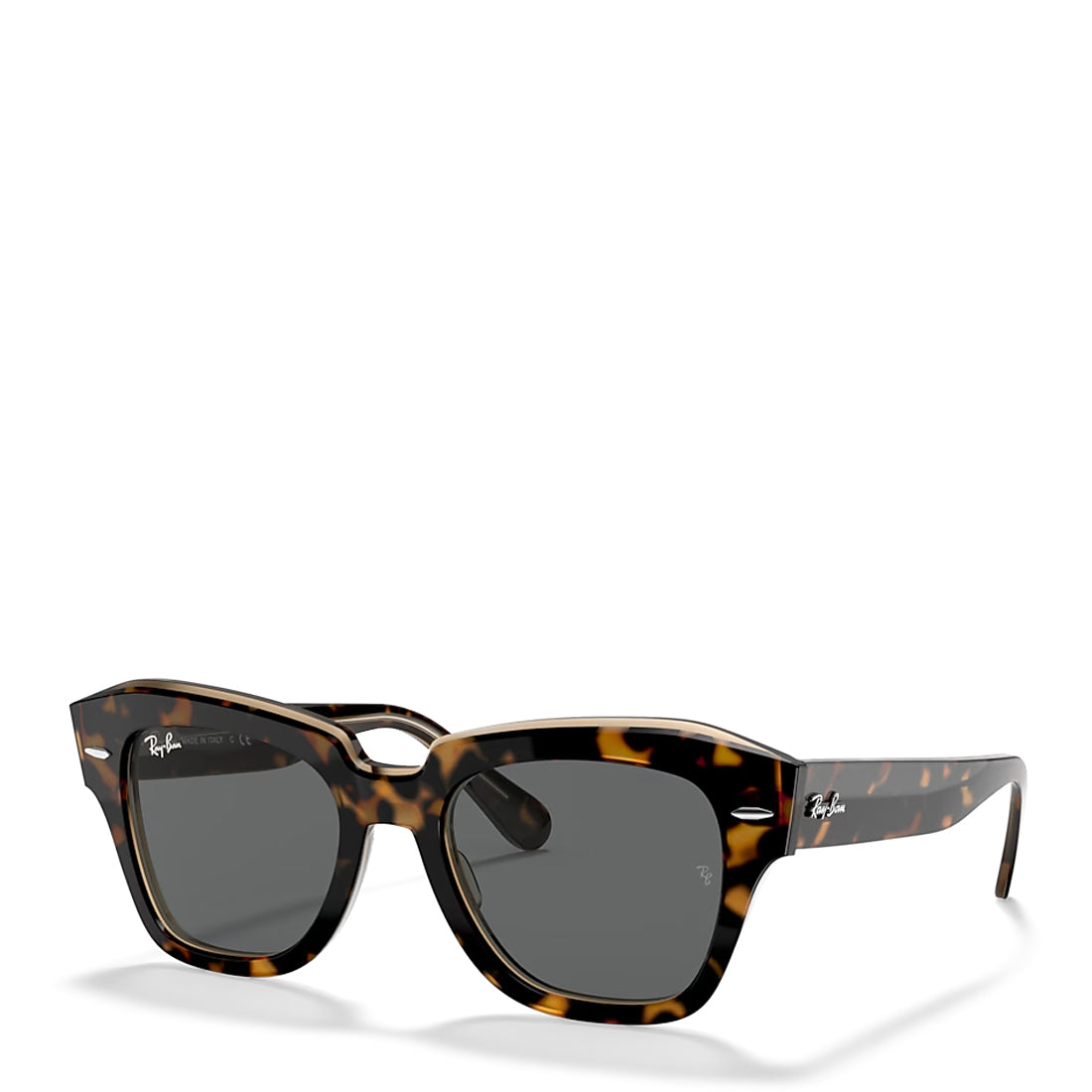 Ray-Ban RB2186 1292B1 49 State Street Sunglasses Polished Havana