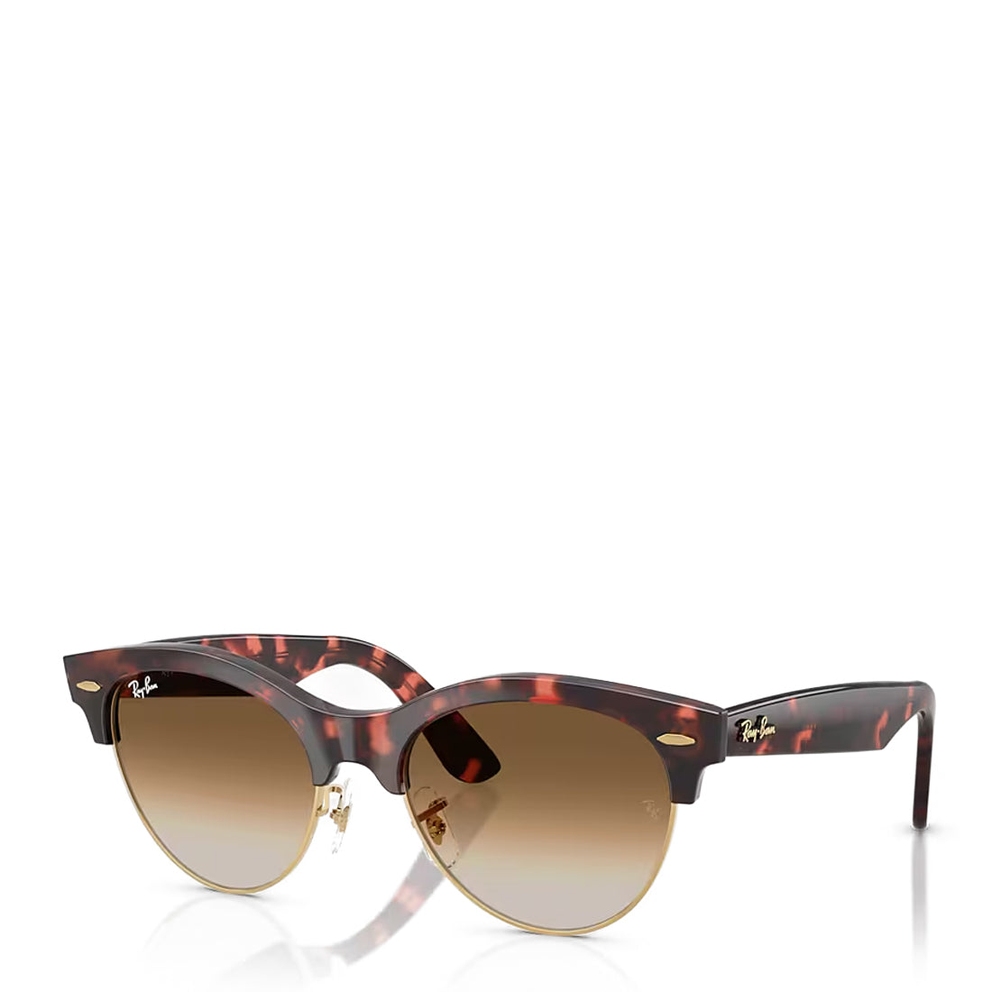 Ray-Ban RB2341 143251 54 Clubmaster Way Sunglasses Polished Pink / Tortoise Gold