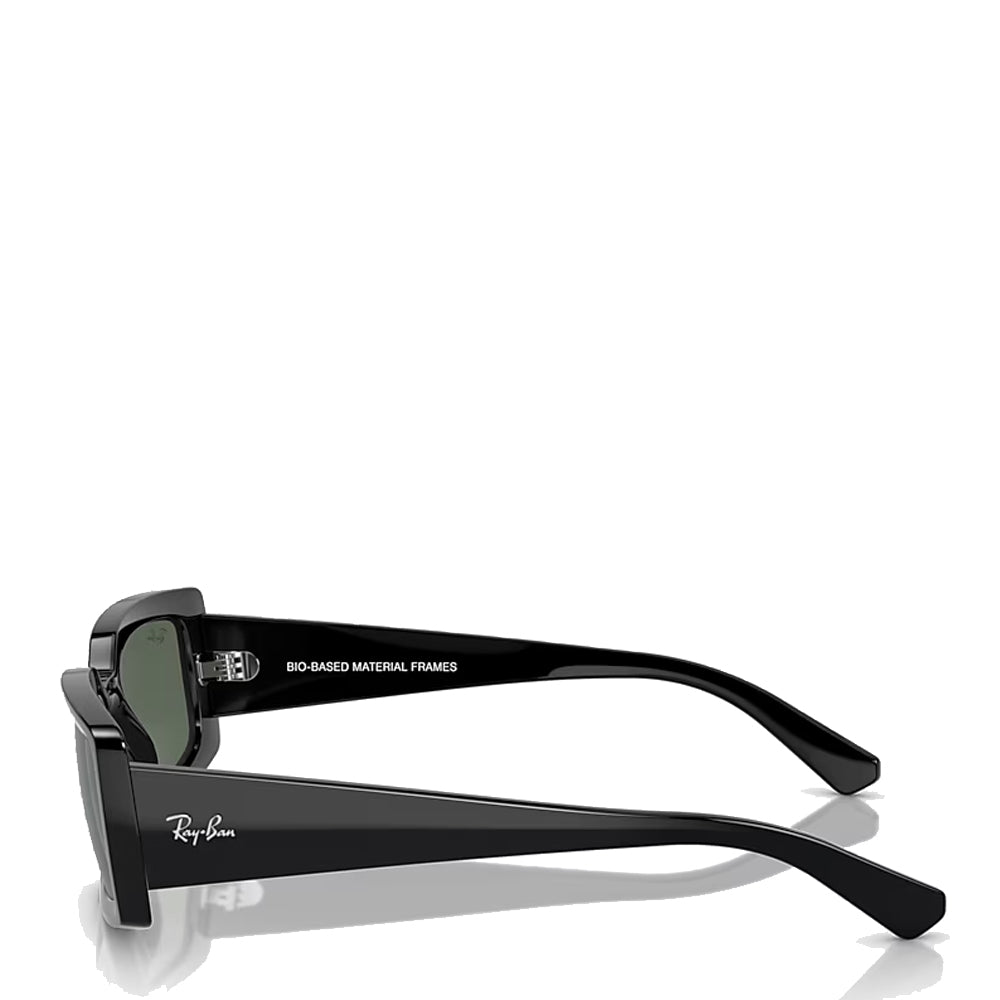 Ray-Ban RB4395 667771 54 Kiliane Sunglasses - Black / Dark Green Lens - Parasol Store