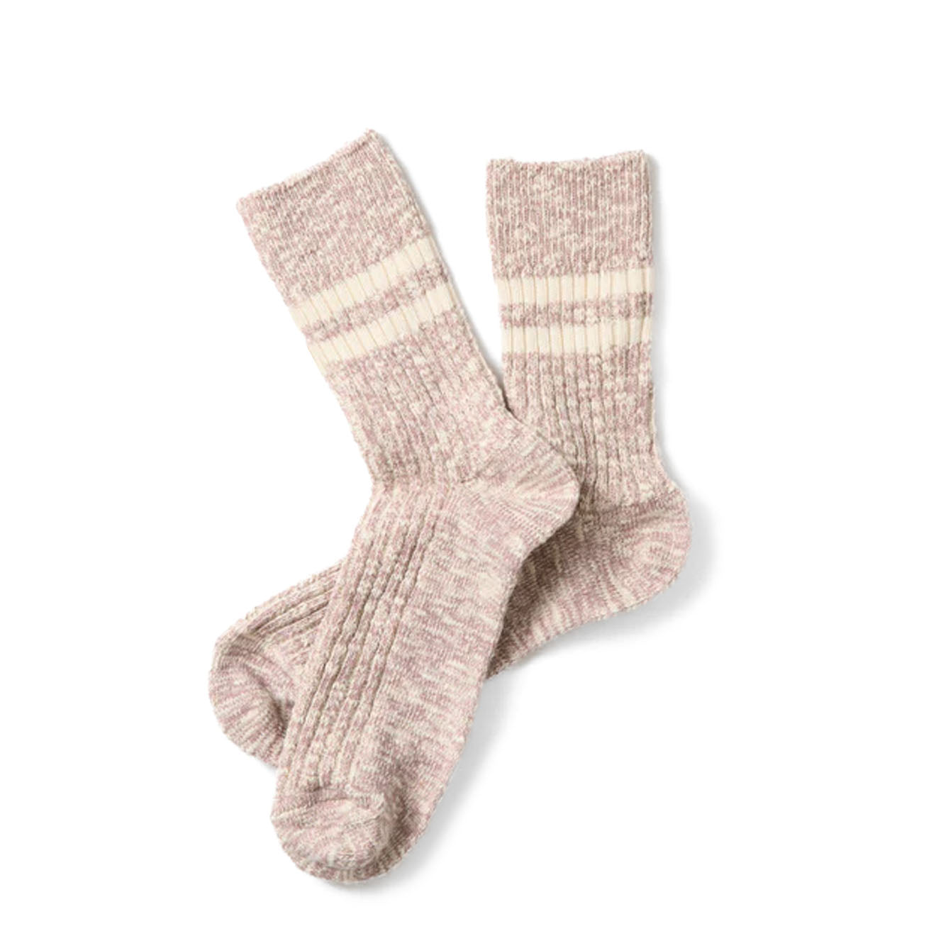 Rototo Womens Marled Sock Smoky Purple - Parasol Store