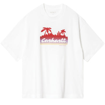 Carhartt WIP Womens S/S Palm Script T-Shirt White Carhartt WIP