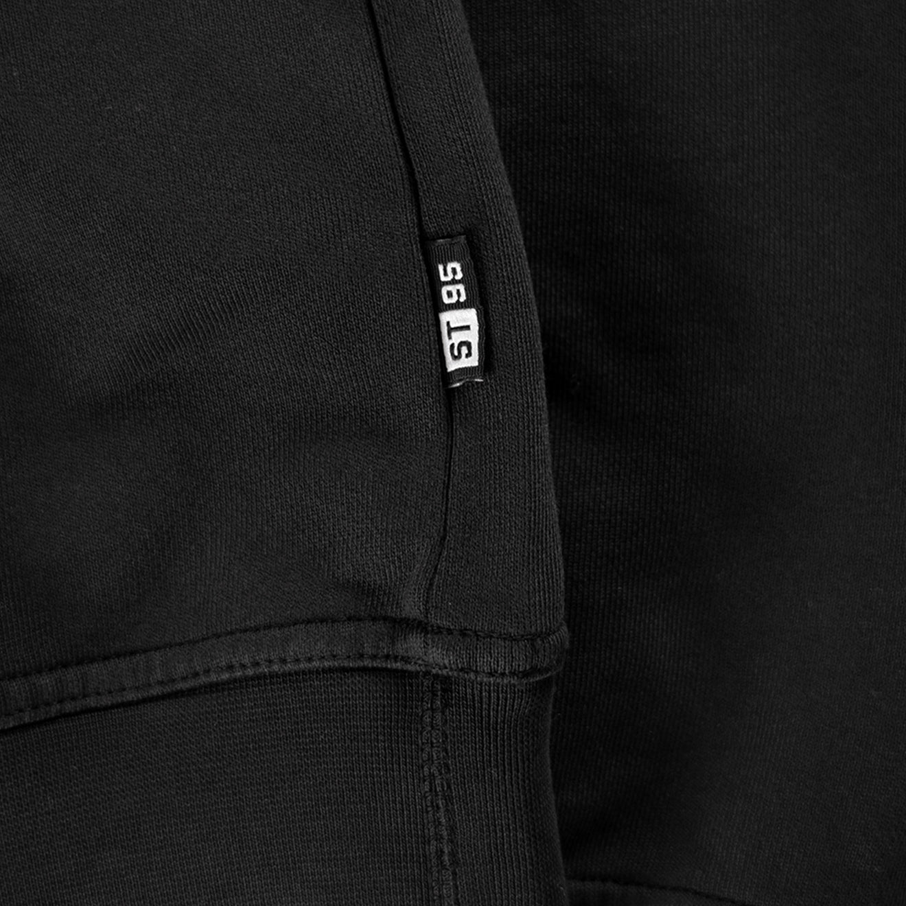 ST95 Luna Nucleo Oversized Crew Sweatshirt Black - Parasol Store