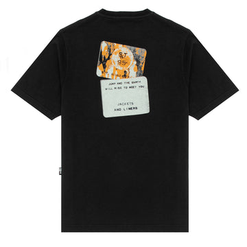 ST95 SS Etichetta Tee Black - Parasol Store