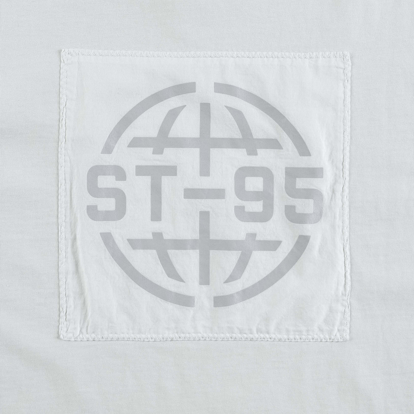 ST95 Urano Patch Oversized SS T-shirt Off White - Parasol Store