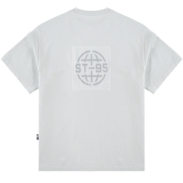 ST95 Urano Patch Oversized SS T-shirt Off White - Parasol Store