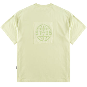 ST95 Urano Patch Oversized SS T-shirt Pale Green - Parasol Store