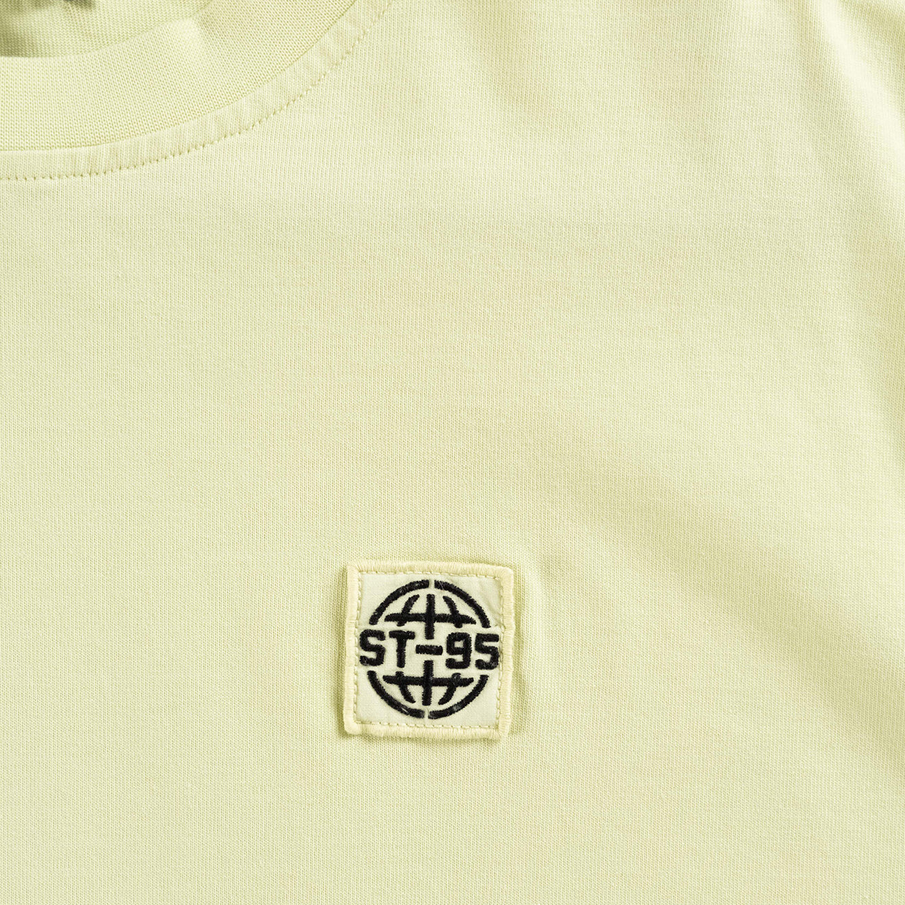 ST95 Urano Patch Oversized SS T-shirt Pale Green - Parasol Store