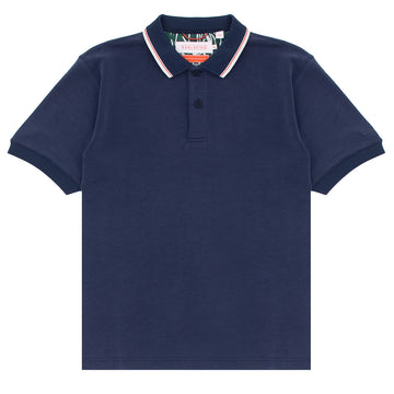 Sealskinz Stalham Polynosic Tipped Collar Polo Shirt Navy - Parasol Store