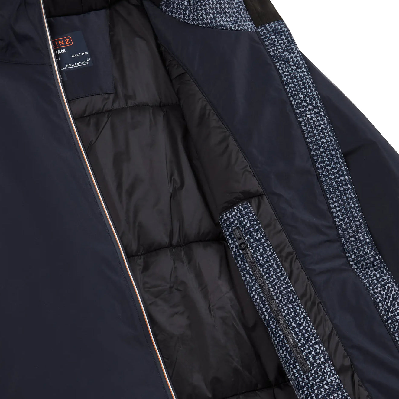 Sealskinz Trimingham Waterproof Puffer Rain Jacket Navy - Parasol Store