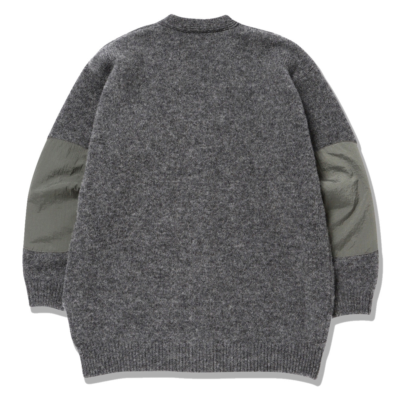 And Wander Shetland Wool Cardigan Gray And Wander
