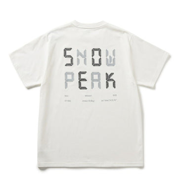 Snow Peak Back Printed Logo T-Shirt Off White - Parasol Store