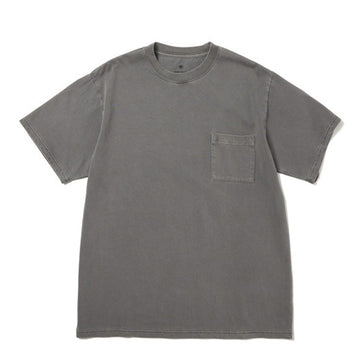 Snow Peak Garment Dyed T-Shirt Charcoal - Parasol Store