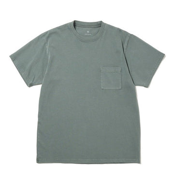 Snow Peak Garment Dyed T-Shirt Dark Green - Parasol Store