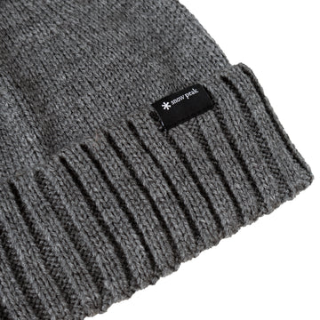 Snow Peak Knit Cap Charcoal - Parasol Store