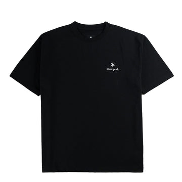 Snow Peak Logo T-Shirt Black - Parasol Store