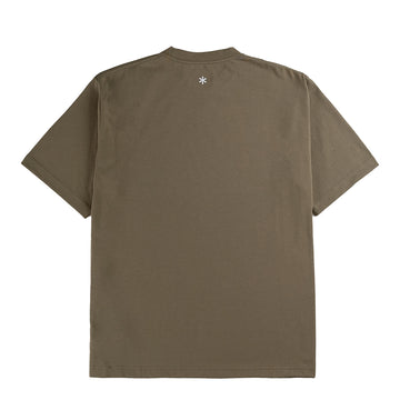 Snow Peak Logo T-Shirt Khaki - Parasol Store