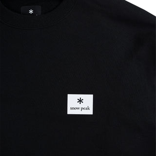 Snow Peak Square Logo Pullover Black - Parasol Store