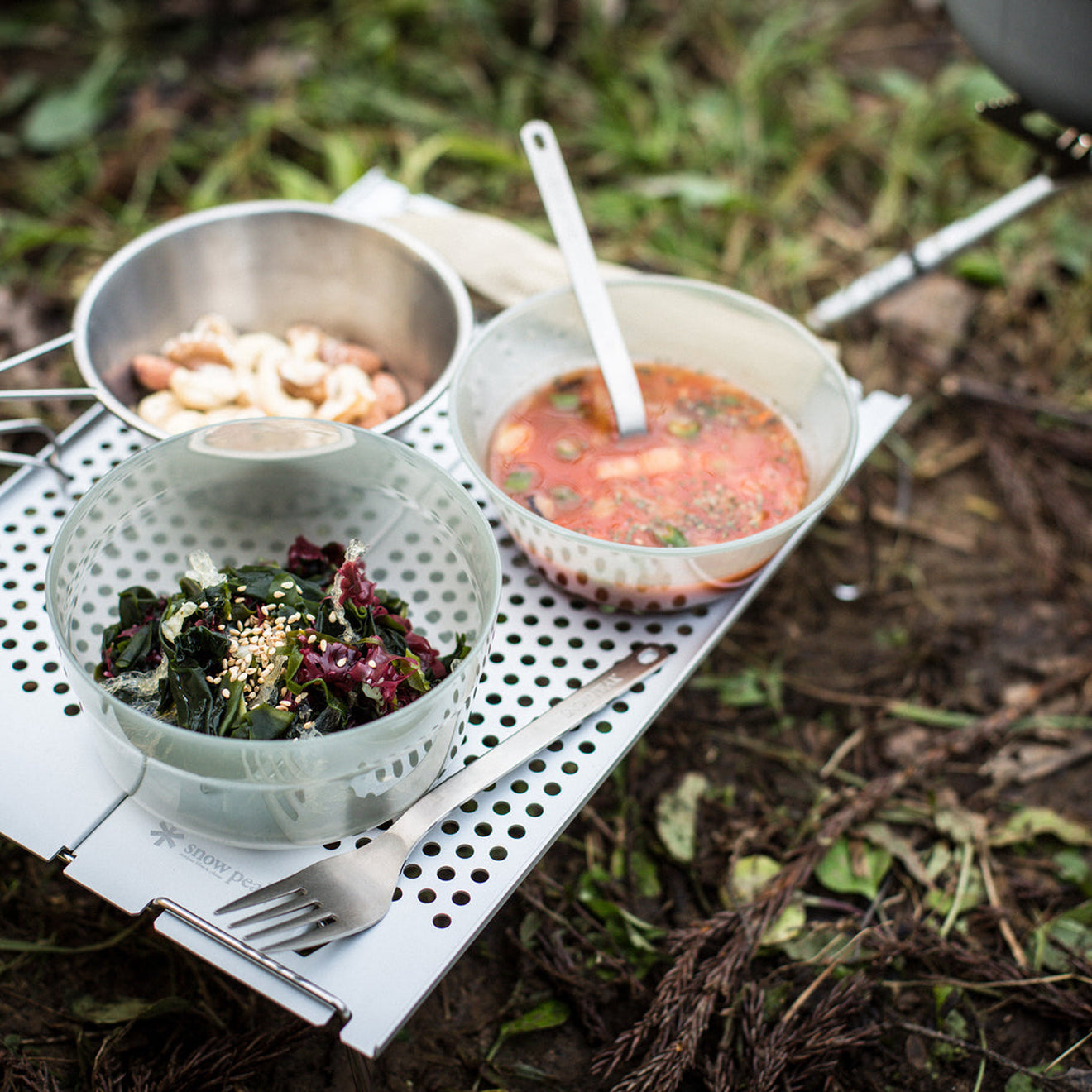 Snow Peak Titanium Fork & Spoon Set - Parasol Store