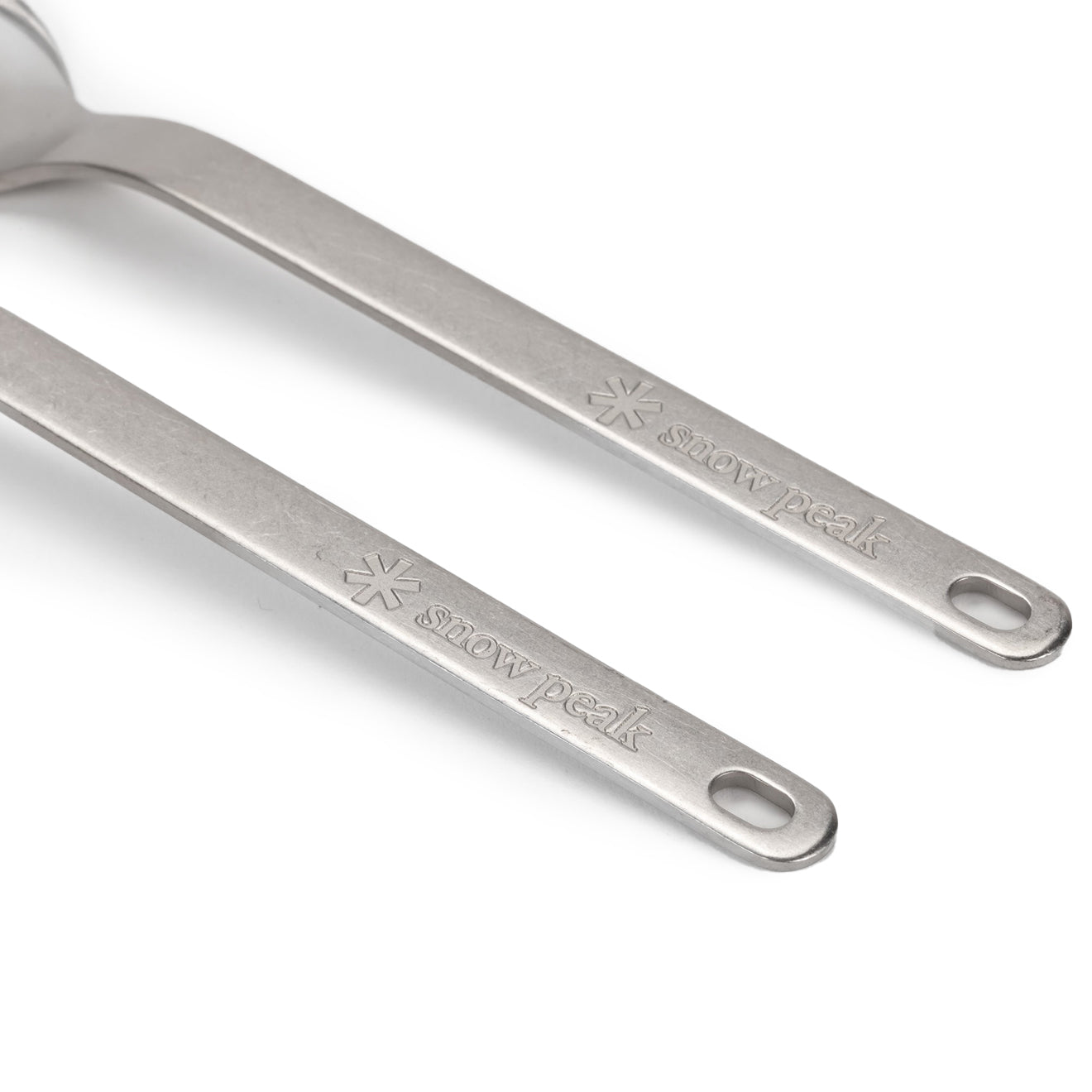 Snow Peak Titanium Fork & Spoon Set - Parasol Store