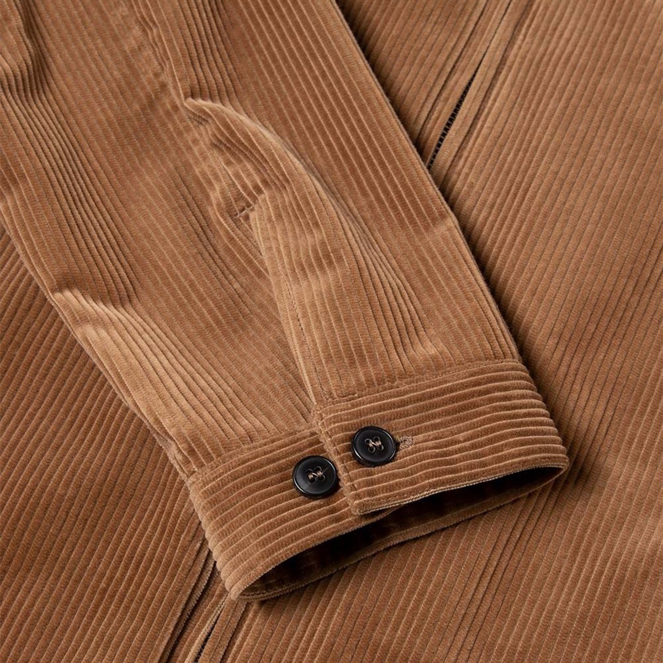 Sunspel Harrington Jacket Dark Camel - Parasol Store
