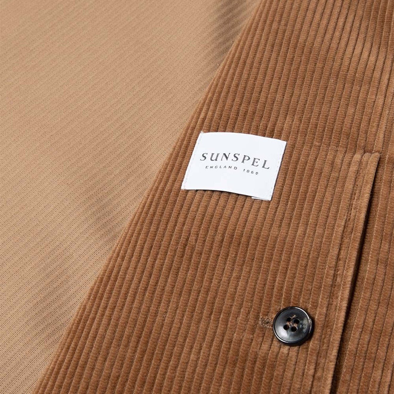 Sunspel Harrington Jacket Dark Camel - Parasol Store