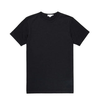 Sunspel Classic Crew T-Shirt Black - Parasol Store
