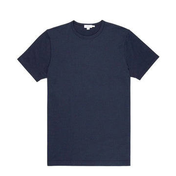 Sunspel Classic Crew T-Shirt Navy - Parasol Store