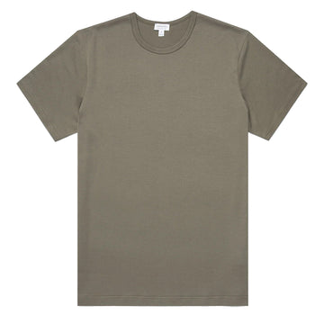 Sunspel Classic T-shirt Khaki - Parasol Store
