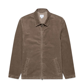 Sunspel Cord Harrington Jacket Bark - Parasol Store