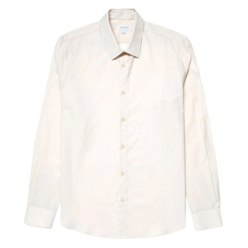 Sunspel Cotton Cashmere Shirt Ecru - Parasol Store