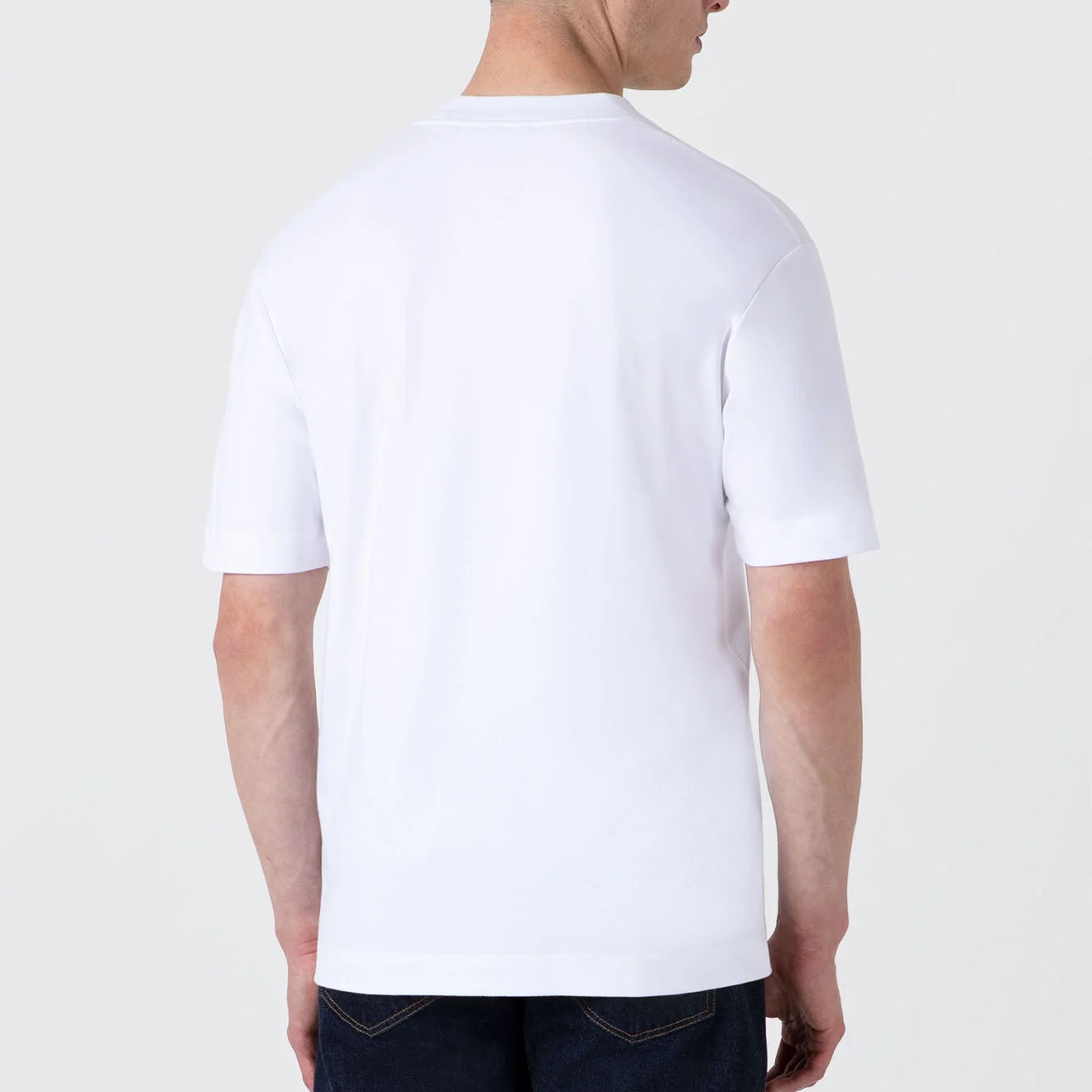 Sunspel Heavy Weight S/S Crew Tee White - Parasol Store